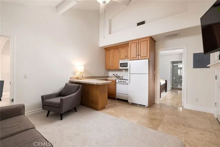Mother in law suite downstairs/ ADU with fireplace, living area, kitchenette, laundry, bath, walk in closet