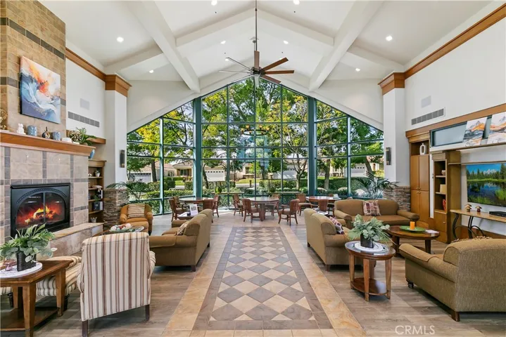 Inside HOA community center