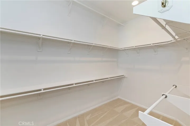 Primary walk-in closet