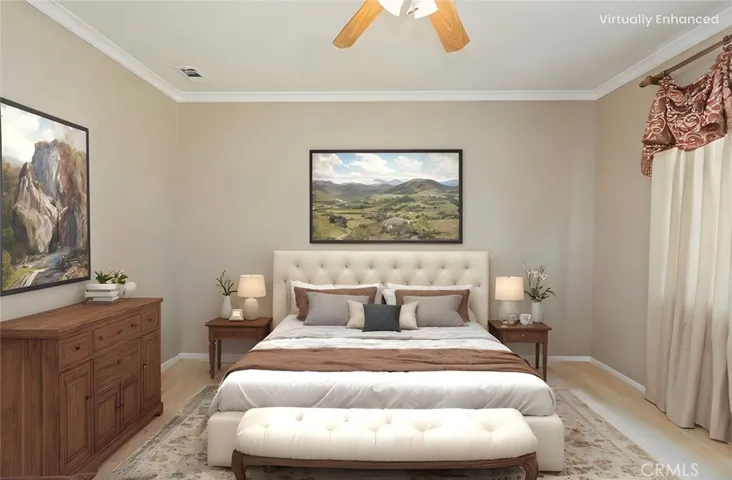 Virtually Staged-Primary bedroom