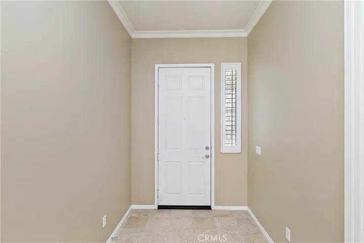 Inside of the entrance to the home