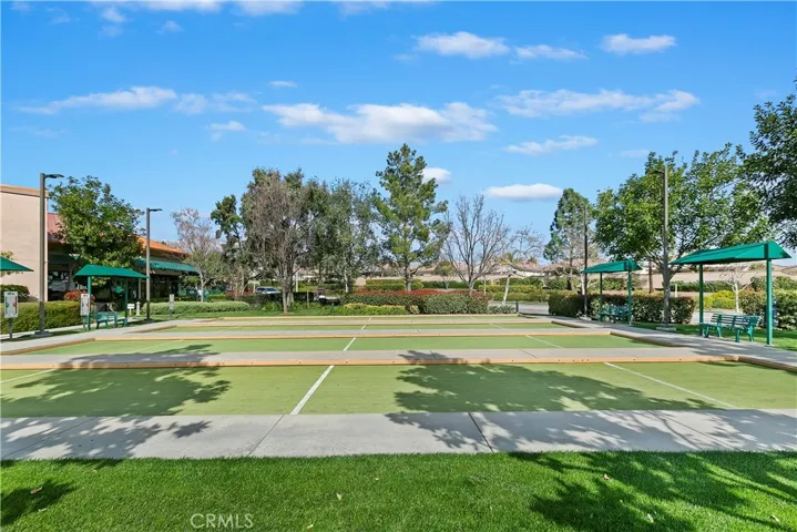 Community bocce ball courts