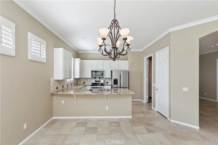 View of Kitchen from family room