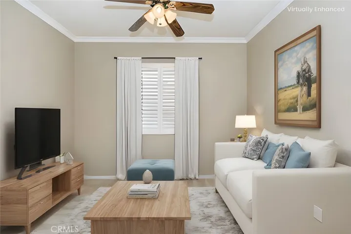 Virtually Staged-office/bonus room