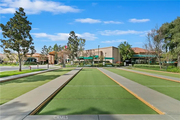Community bocce ball courts