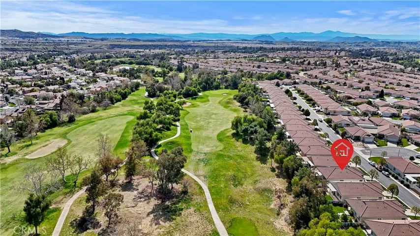 Aerial view of  home