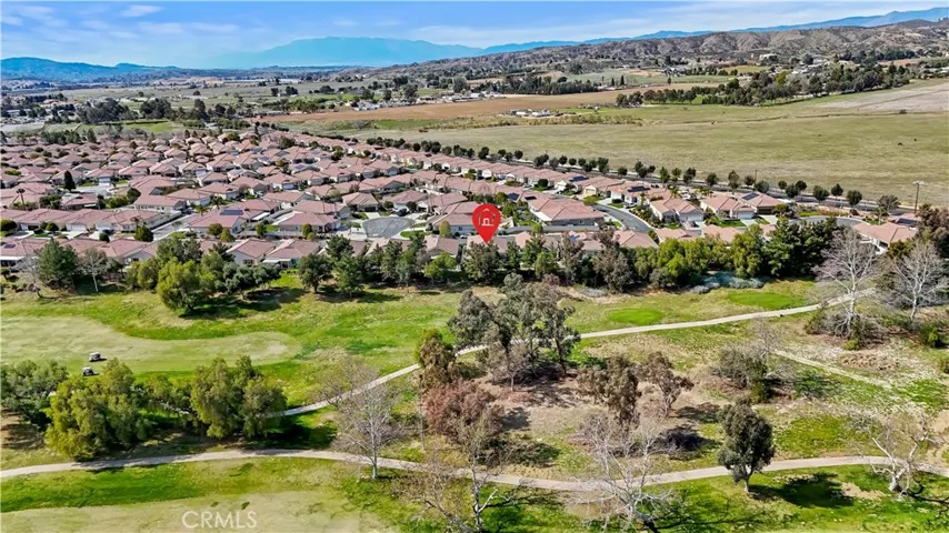 Aerial view of  home