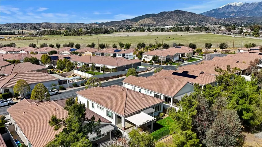 Aerial view of  home