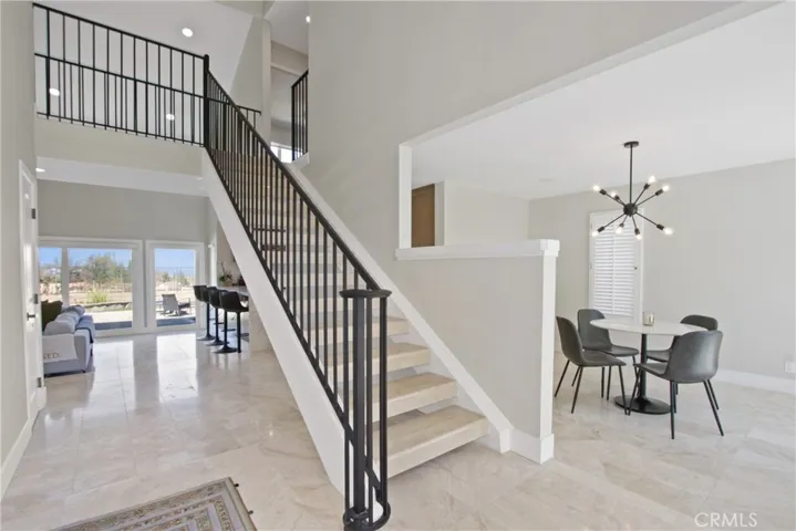 Entry and Custom Staircase