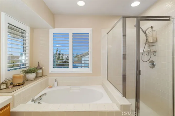 Soothing Soaking Tub and Shower.