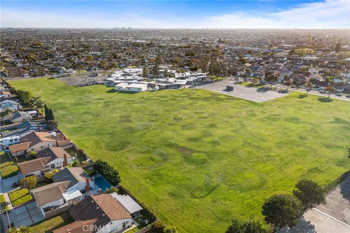 Arial view of the school
