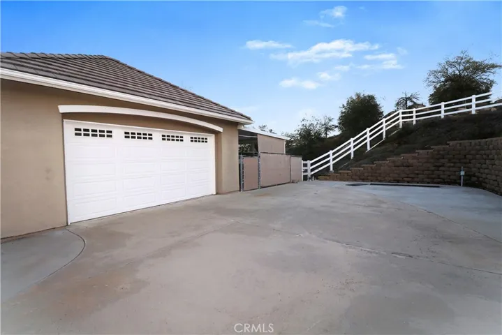 Additional 2 car garage off to the back of the home.