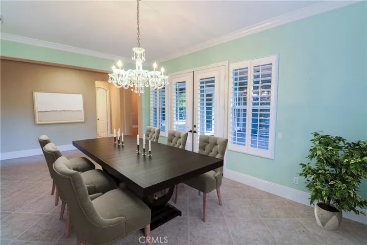 Formal dining room.
