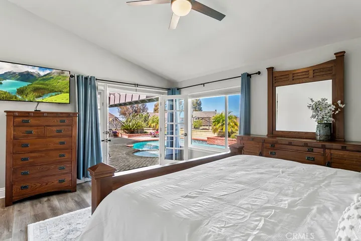 Enjoy your outdoor living room from your primary suite