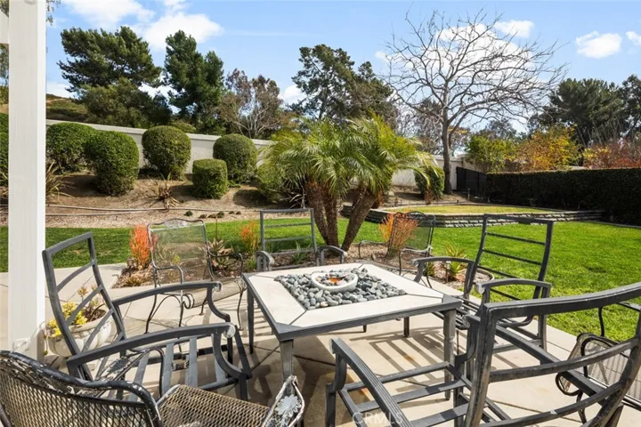 Room for many sitting areas in this yard!
