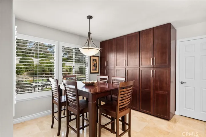 Plenty of space for a large kitchen table in this nook.