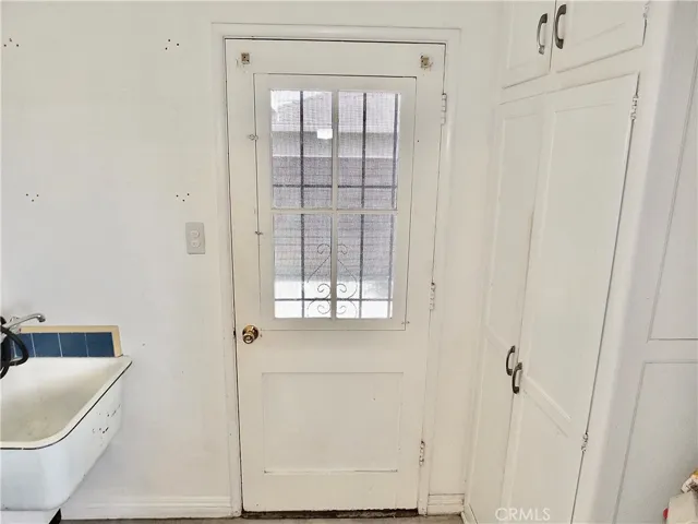 Door to the backyard