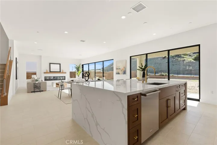 Great Room: Beryl Modern Farmhouse - Hidden Oaks Collection - Photo of artist rendering.  Not actual home for sale.  Home is still under construction.