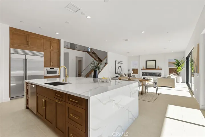 Great Room: Beryl Modern Farmhouse - Hidden Oaks Collection - Photo of artist rendering.  Not actual home for sale.  Home is still under construction.