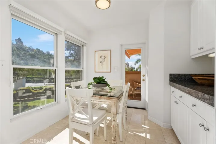 Breakfast area in the Kitchen