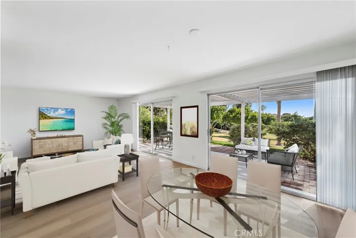 Living Room and Dining Room - Virtually Staged