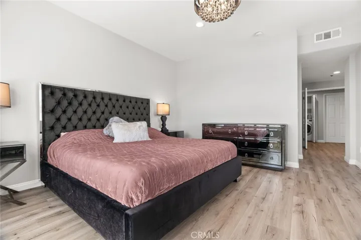 Spacious Primary with plenty of room for a King Sized Bed.
