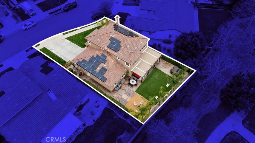 Virtually enhanced **property lines are not exact**