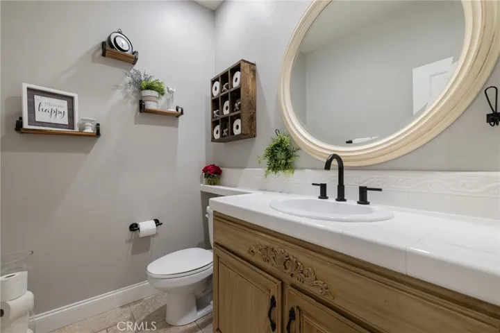 Main floor half bath