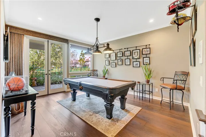 Separate den/game room