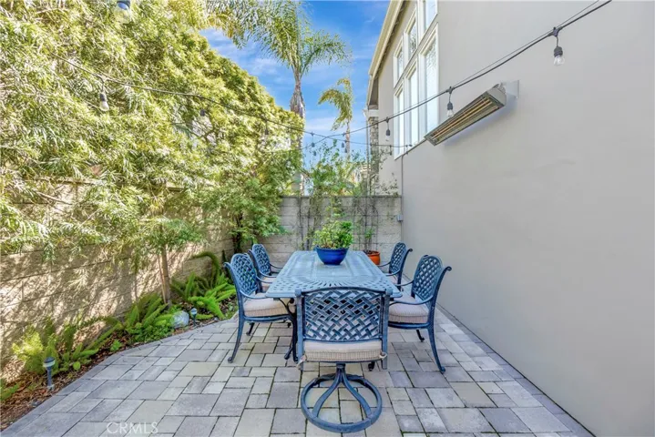 Outdoor dining area