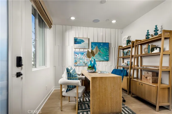 first floor den - photos are of builder model home