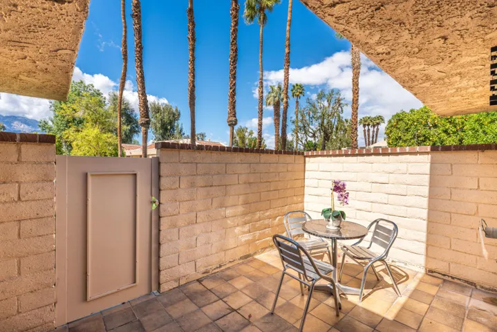 Private Patio For Primary Bedroom