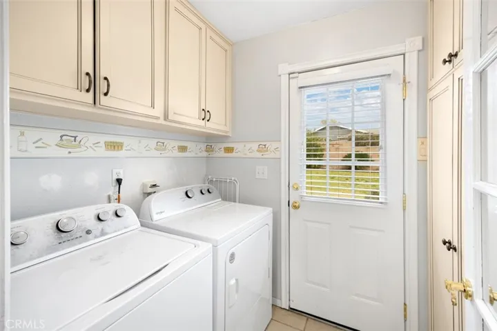 Laundry Room with Backyard Access