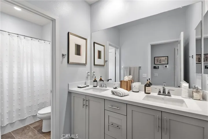 Second story bathroom