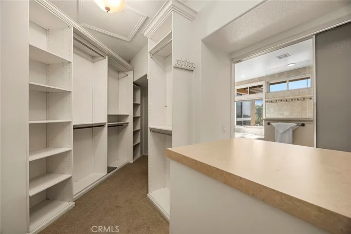 Primary closet