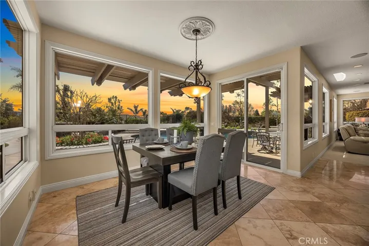 Sunset View out your Nook windows