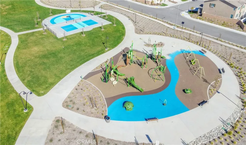 Spacious playground