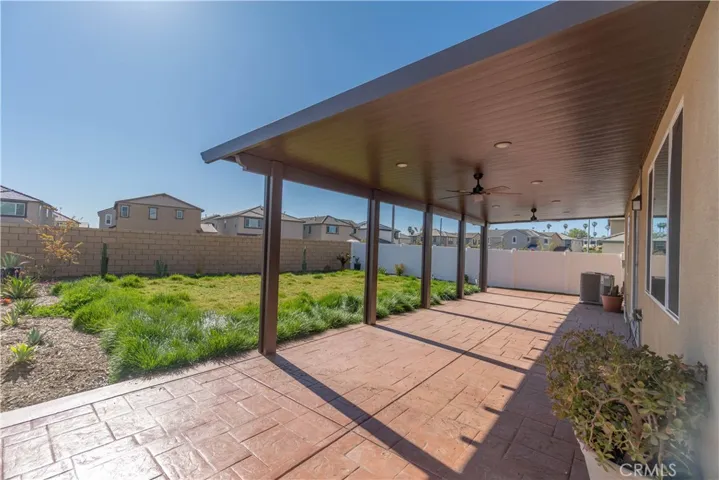 Stamped concrete patio flooring