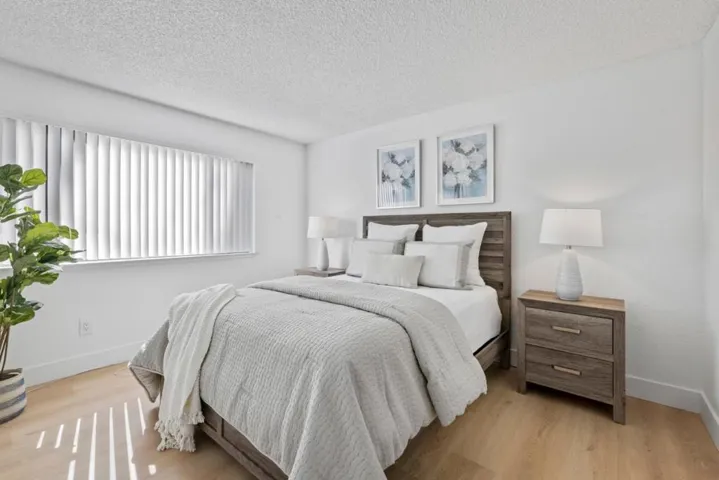 spacious bedroom