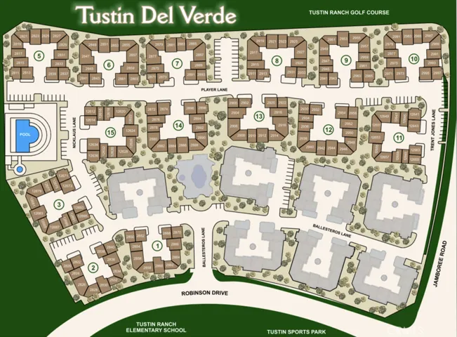 Tustin Del Verde Map