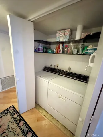 Laundry Closet in Hall