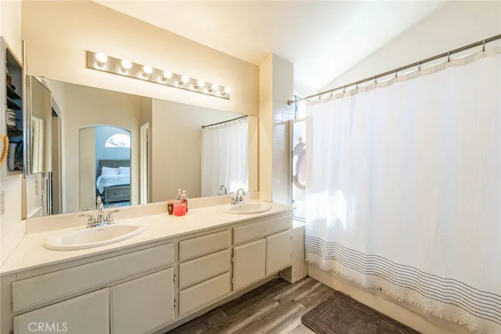 Primary bathroom.