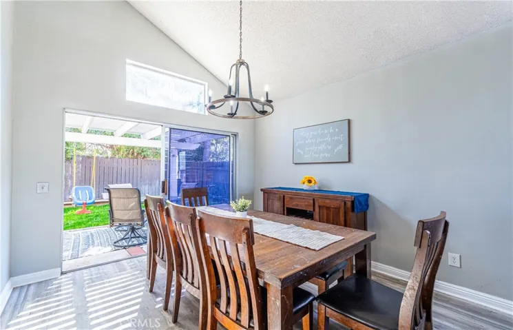 Formal dining area.