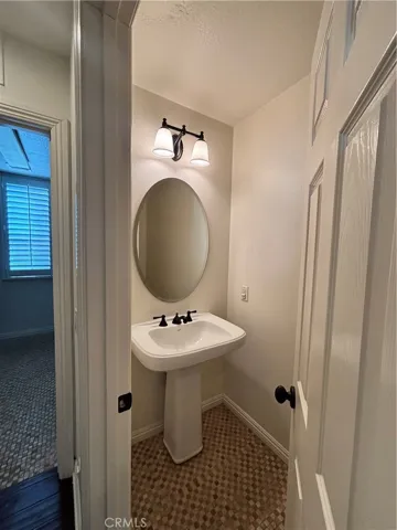 Downstairs half bath