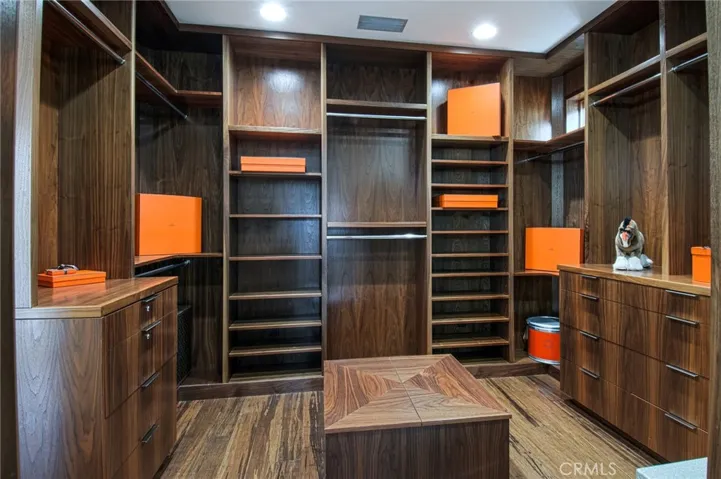 Primary walk in closet