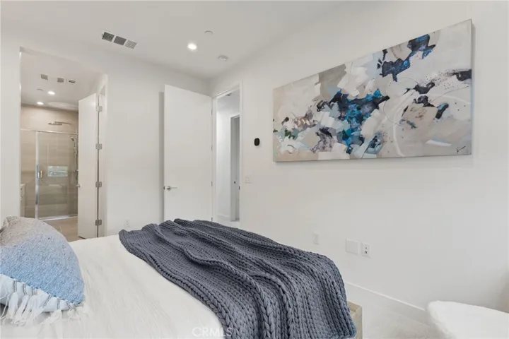 Bedroom downstairs with bathroom