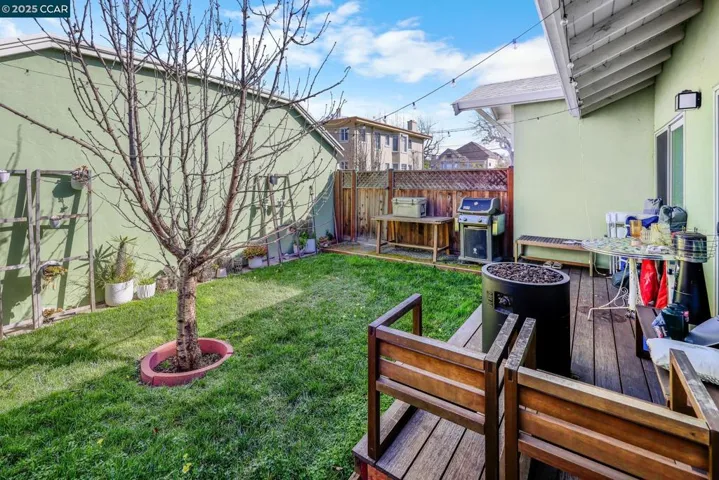 Yard and patio deck