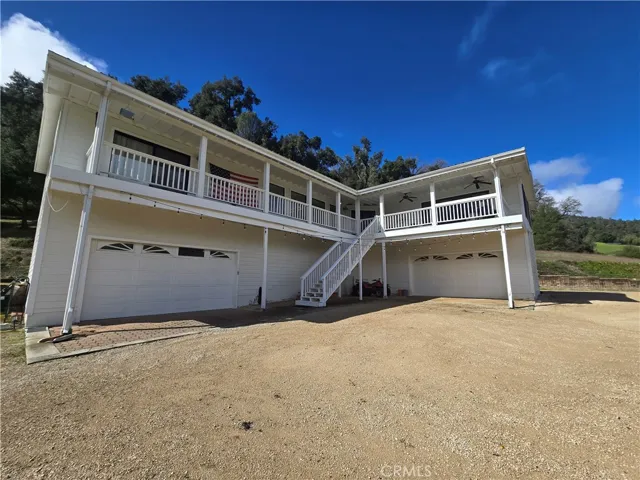 Two garages, one is a drive-thru