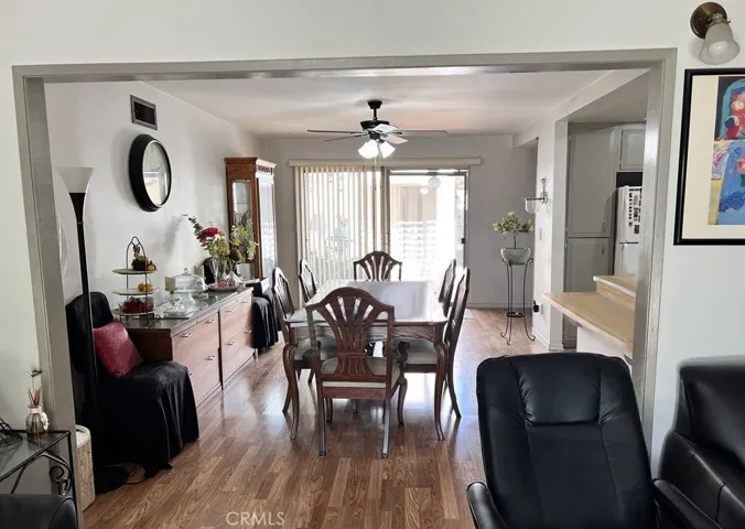 View of the formal dining area from the family room