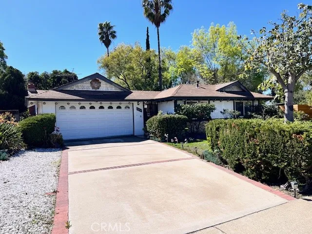 Front view of the house